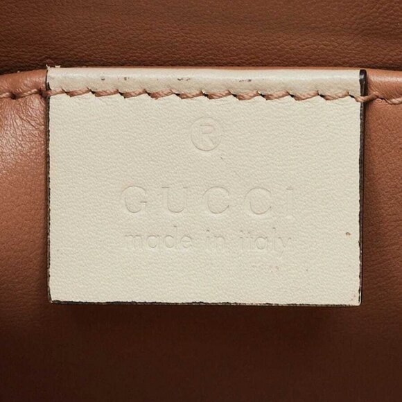 Gucci Black/White Snakeskin Ophidia Small Shoulder Bag - Picture 7 of 10